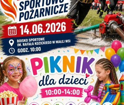 2026.06.14 piknik dla dzieci, zawody pożarnicze
